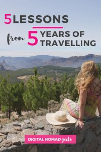 5 Lessons from 5 Years of Travelling Pin